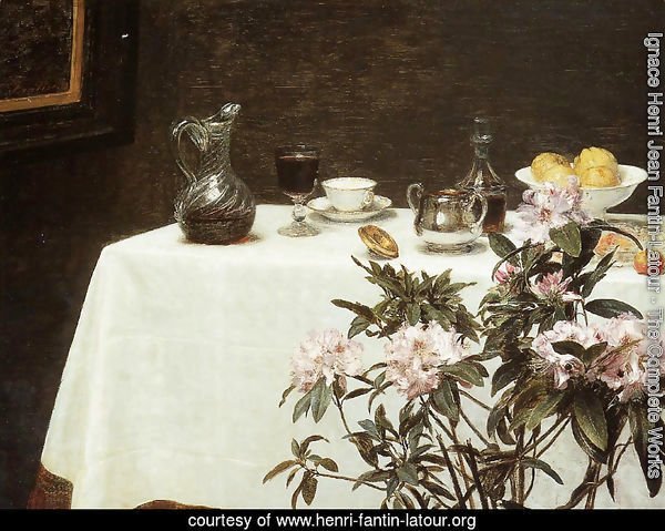Still Life- The Corner of a Table 1873