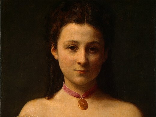 Mademoiselle de Fitz-James [detail: 1]