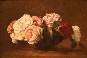 Roses in a Bowl